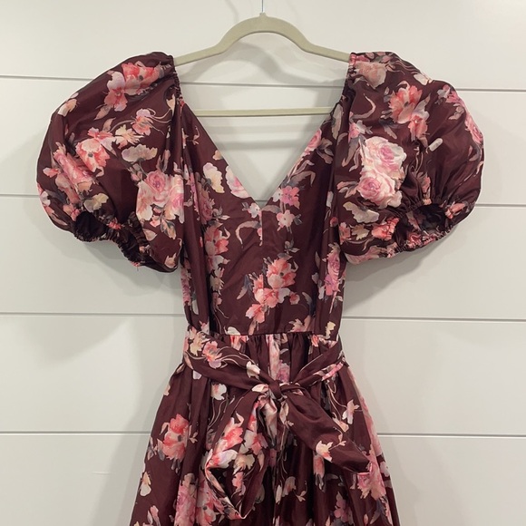 LOVESHACKFANCY Ida Maxi Dress in Oxblood Size 4 - Picture 10 of 16